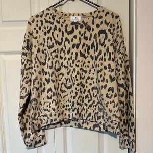 Socialite Beige and Black Animal Print Top
